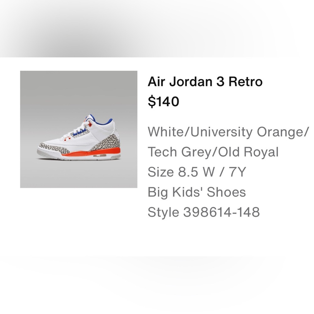 Jordan 3 - Picture 5 of 5